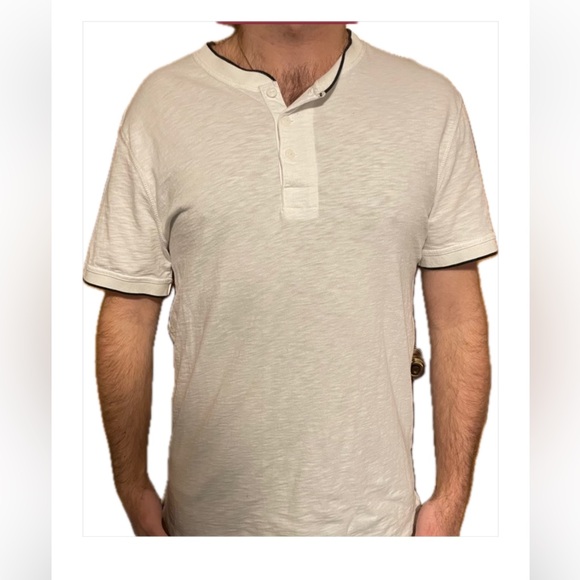 J. Crew Other - NEW J Crew White T shirt with black rim collar